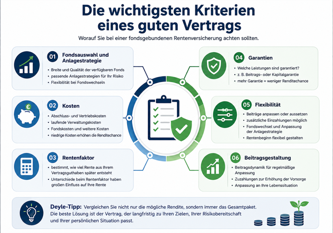Sechs wichtigsten Kriterien eines guten Vertrages Sechs wichtigsten Kriterien eines guten Vertrages